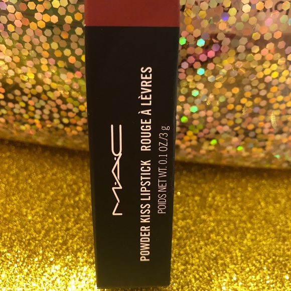 BNIB! MAC Powder Kiss Lipstick Marrakech-Mere 925 - Picture 3 of 6
